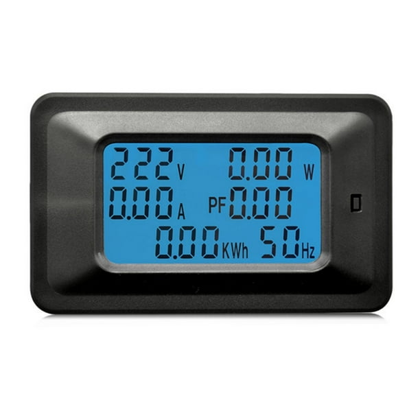 100A AC LCD Panel Digital Power Watt Meter Monitor Voltage KWh Voltmeter Ammeter 